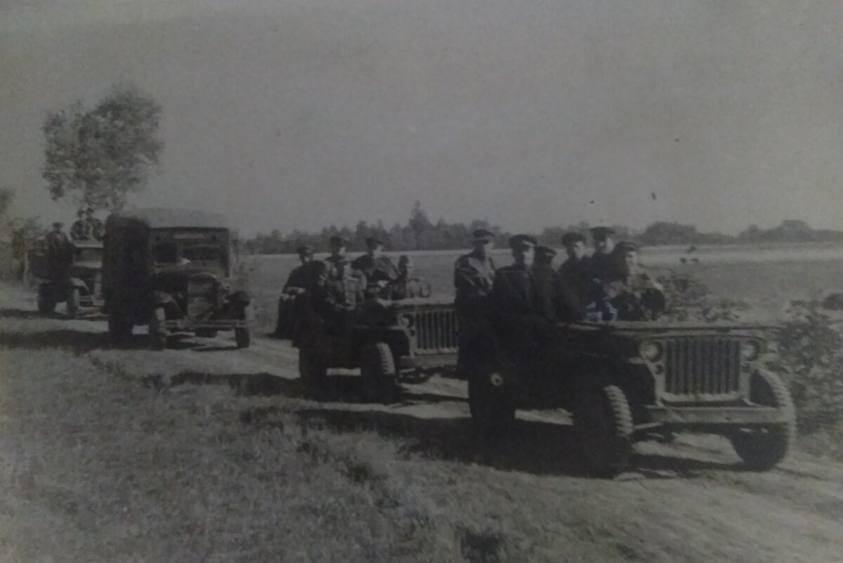По дороге в штаб армии через г. Мулин. 17 августа 1945 г. Манчьжурия.