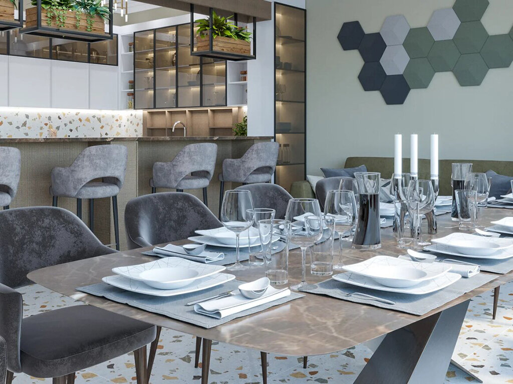 Бетонно-мозаичная техника "терраццо" была очень популярна в 70-х годах, и сегодня она снова в тренде!