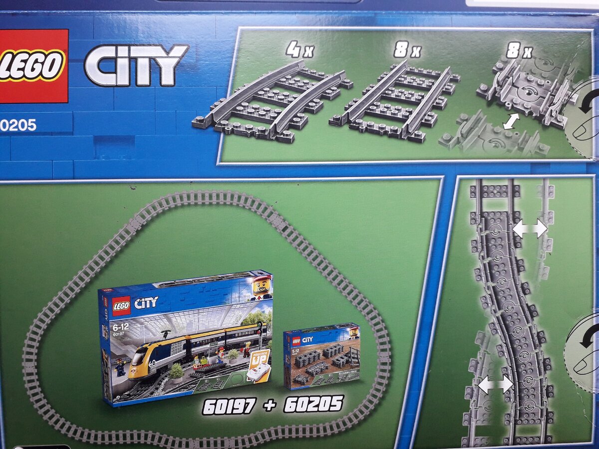 LEGO City Trains Рельсы 60205