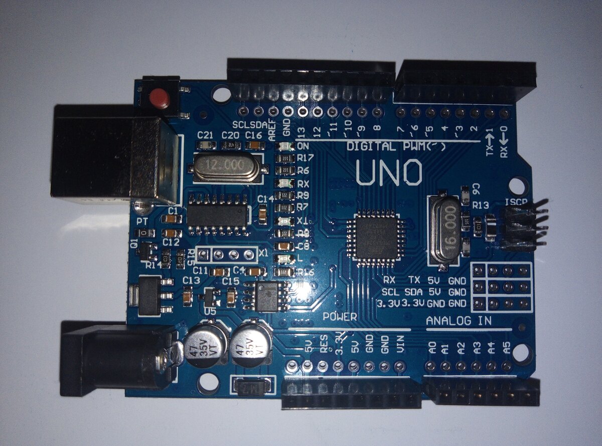 Программируемый микроконтроллер Arduino UNO R3 