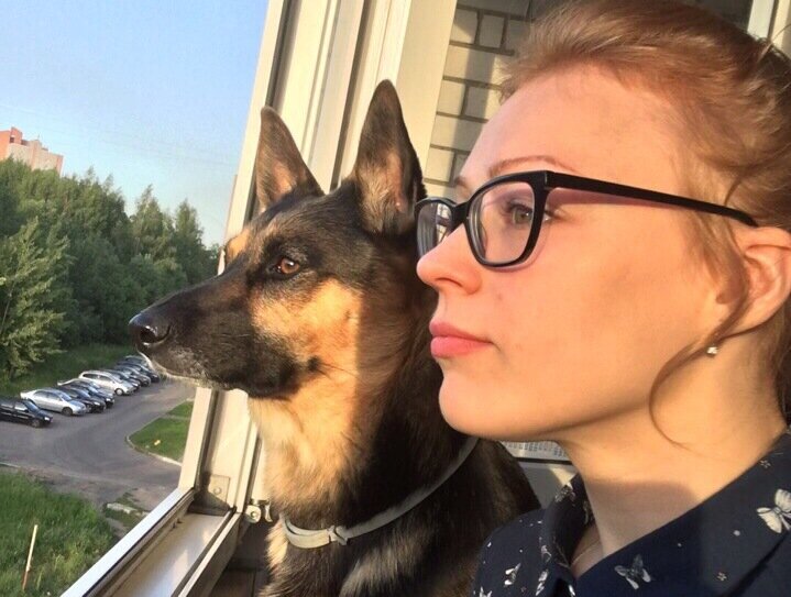 Моя жена и собака