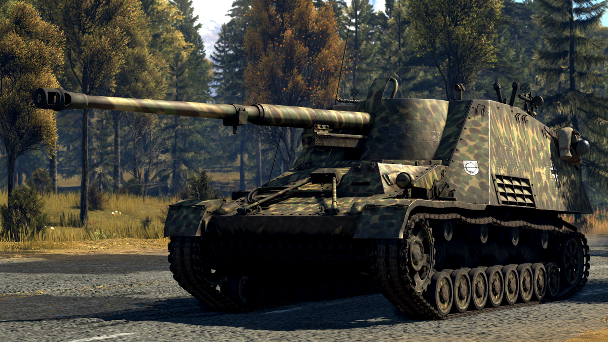 Вот так выглядит этот красавец с топовым орудием.