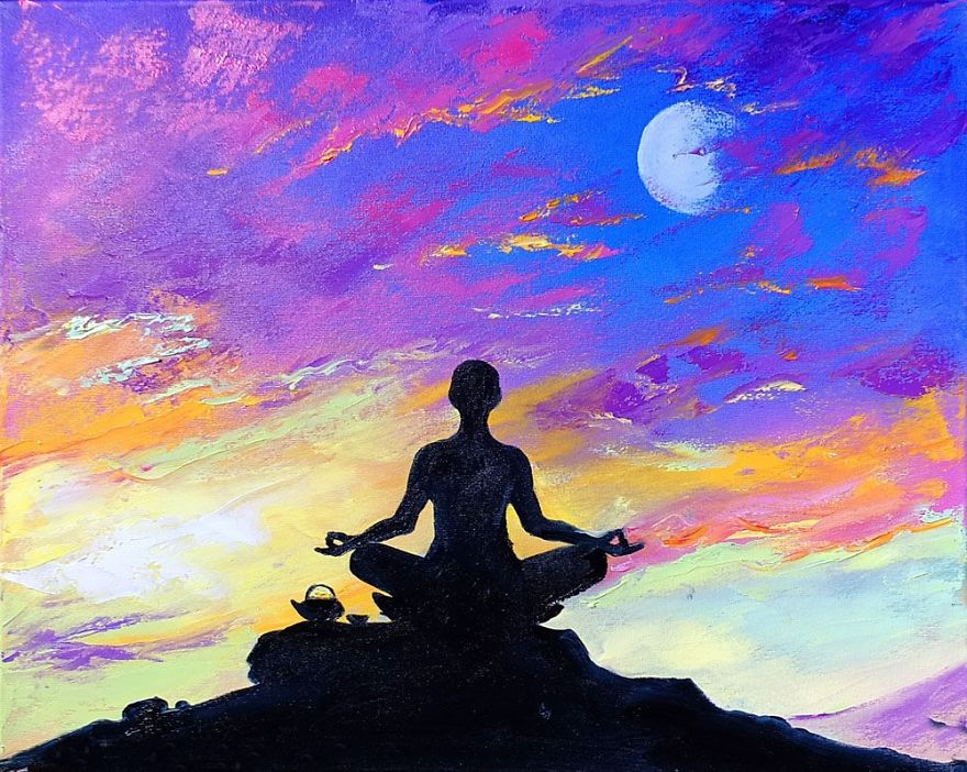 Сказка медитация. Спокойствие живопись. Медитативная живопись. Картина спокойствие. Рисование медитация.