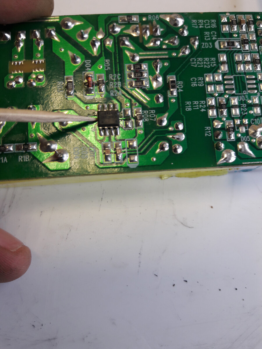 lg l1750s, AI-0066.PCB rev:1 не запускается FAN7601