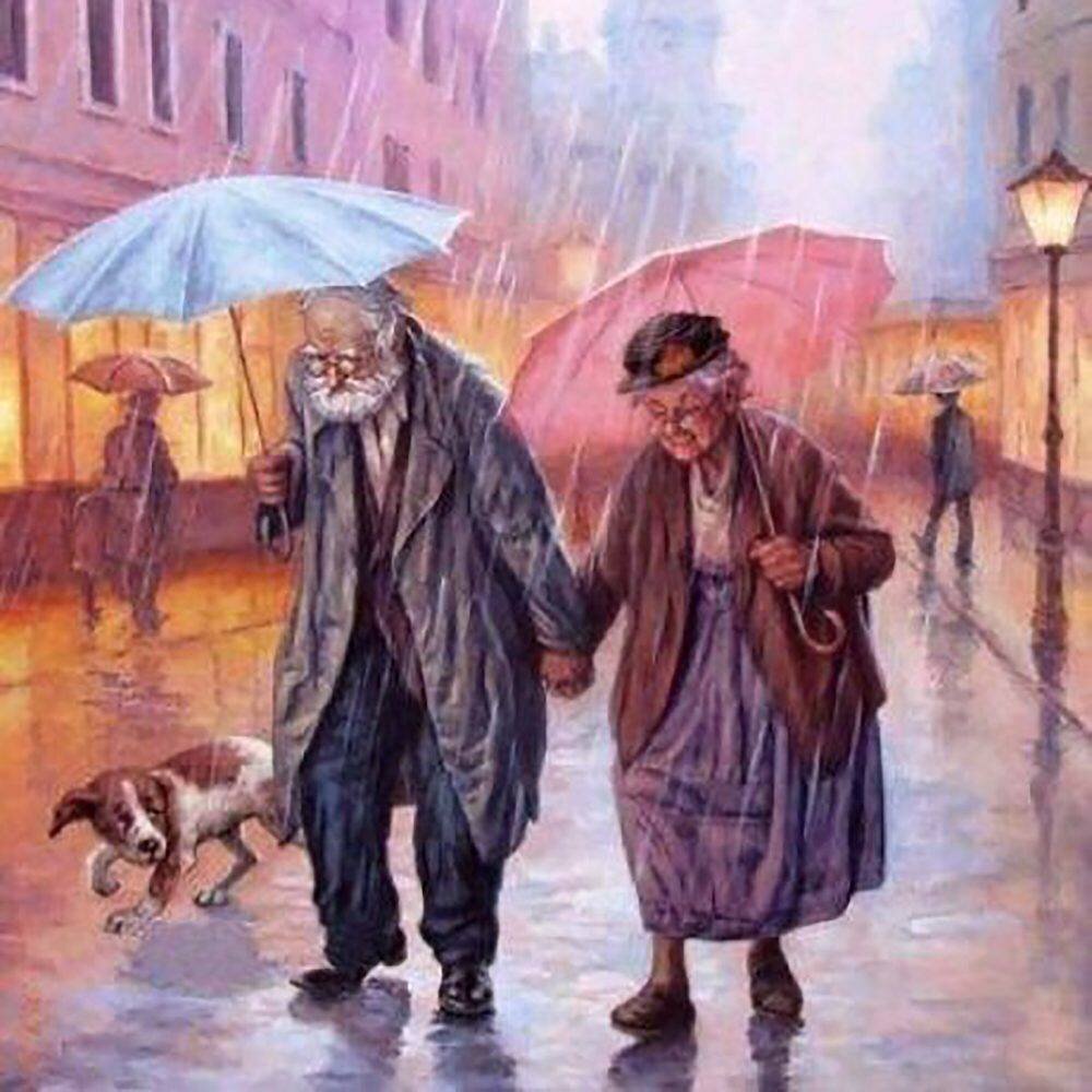 Эта картина согревает и вдохновляет... В ней есть некая мощь человеческой души, любовь, которой, кажется, посилам все... 