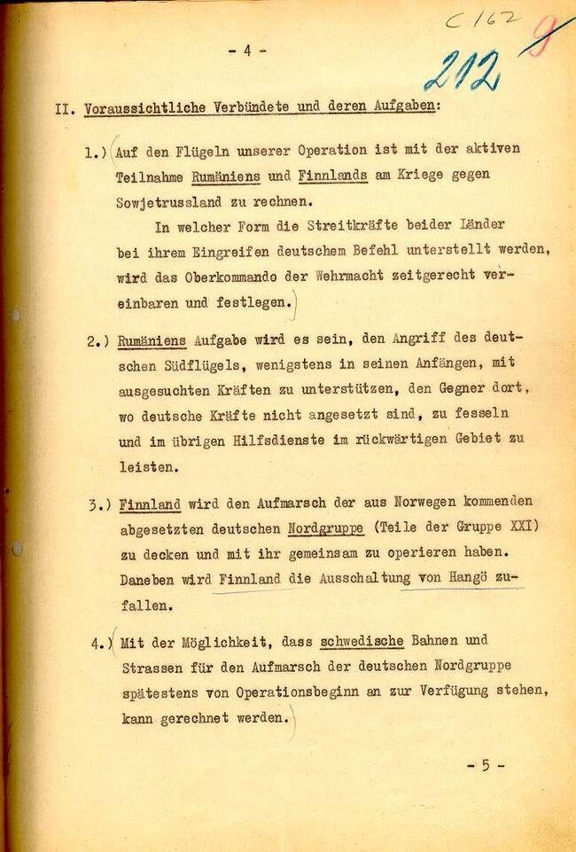 18 декабря 1940 года гитлер подписал директиву 21 о нападении на ссср известную как план