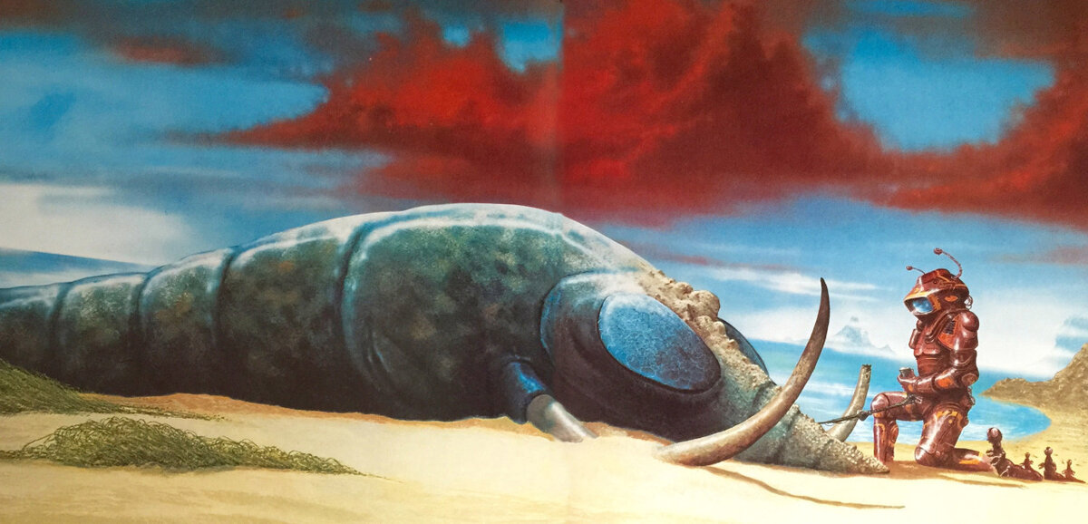 Три великолепных иллюстрации Тони Робертса "Остатки шторма на Месклине"