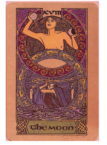Старший Аркан Луна. Кельтское Таро