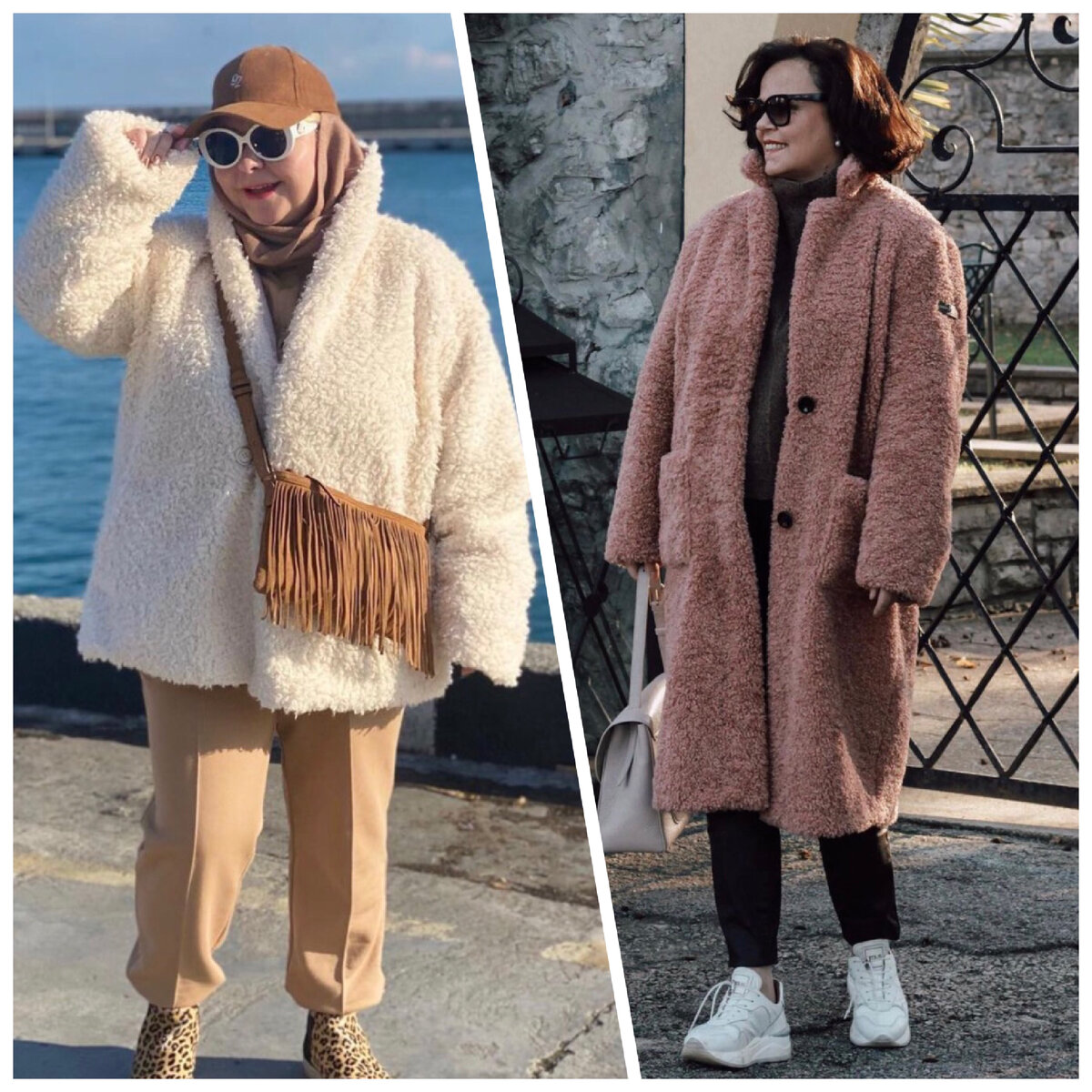 1 - @veracurkan / 2 - @ina.stil 