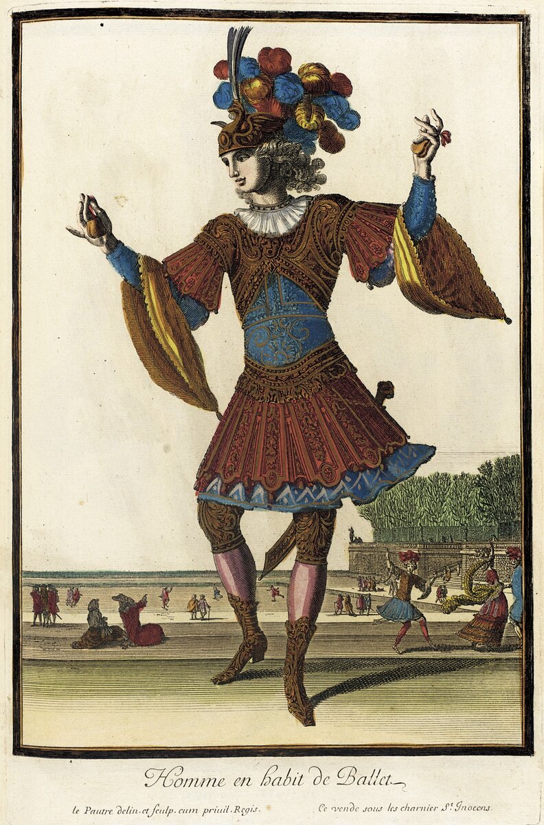 Жан и Жак Лепотр «Мужской балетный костюм», ок. 1682 г.