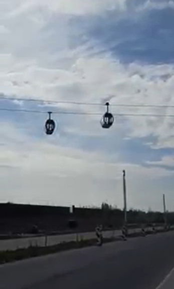 Испытание канатной дороги. Май 2021. Фото автора