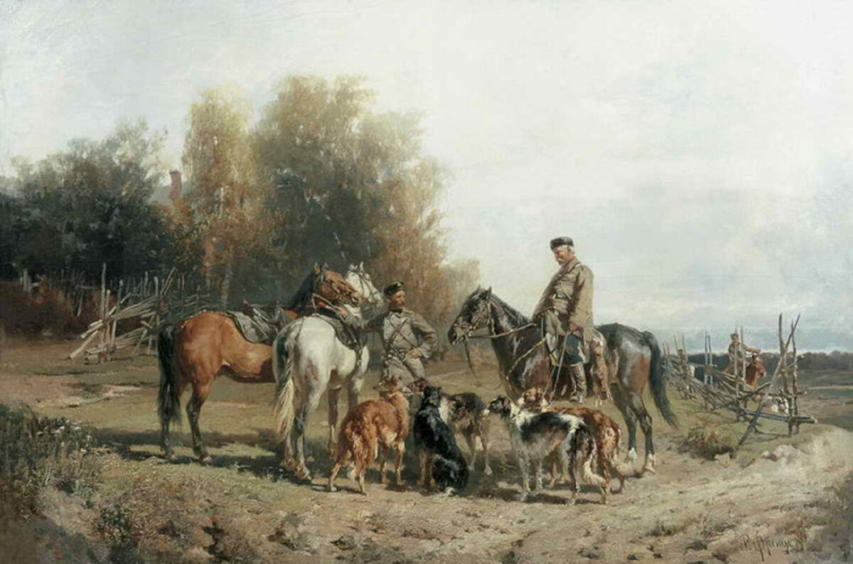 Френц Р.Ф.,«На охоту», 1887