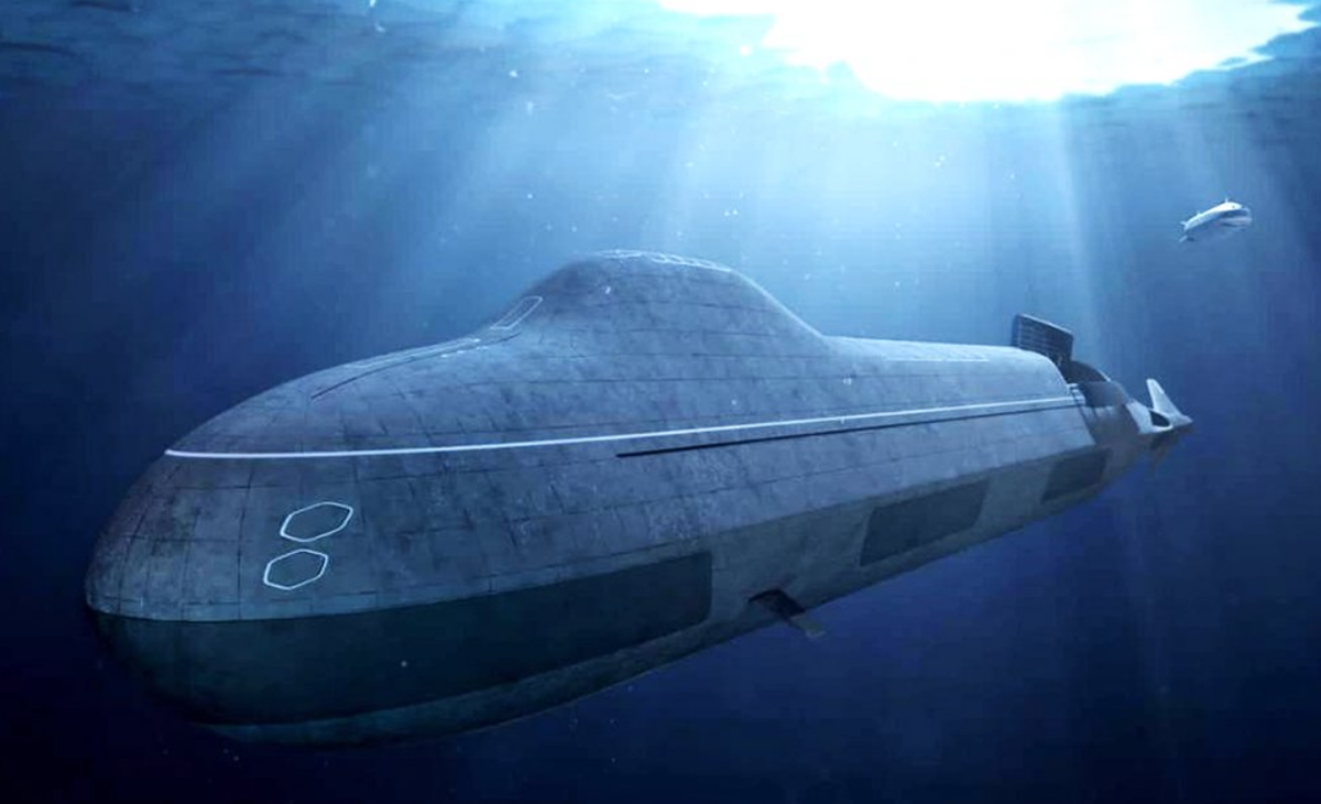 Перспективная АПЛ "Арктур" существует только в виде концепта, но уже "нагоняет жути" на наших бывших партнёров. Последний раз такую бурю обсуждений вызвал российский танк Т-14 на платформе "Армата". Картинка портала Warzone (США).