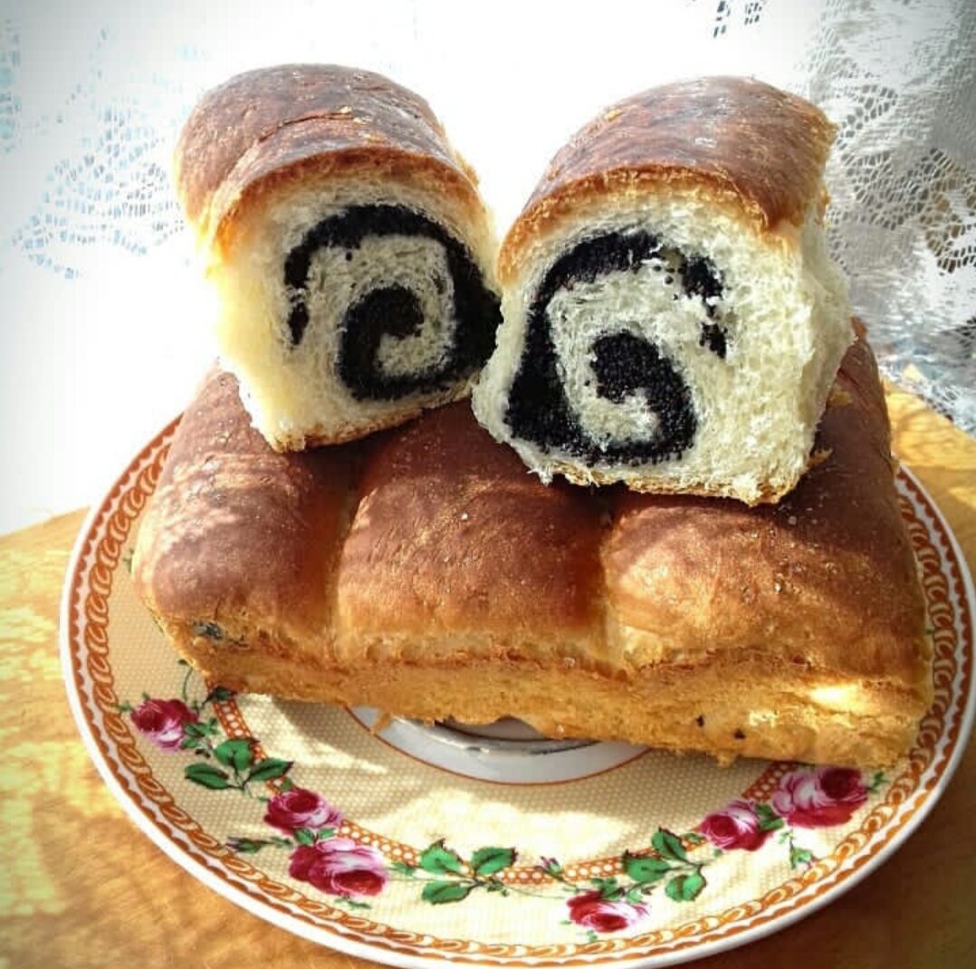 Булочки с маком постные. Фото автора 