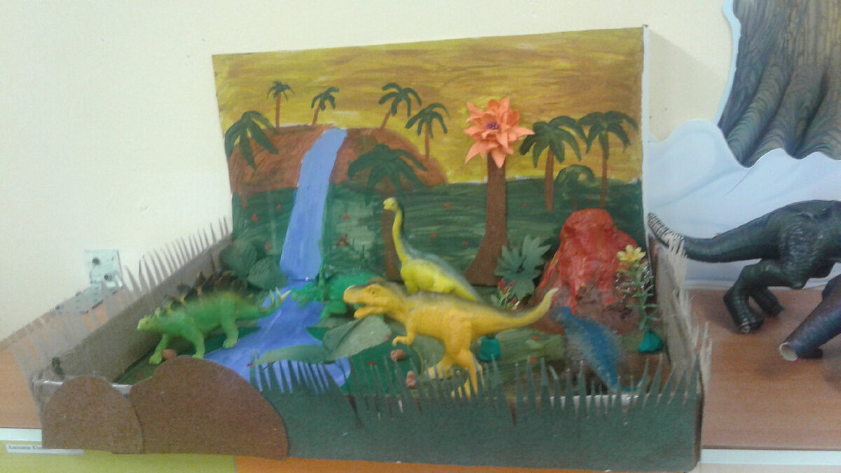 макет, созданный мамой одного мальчика. Фото автора