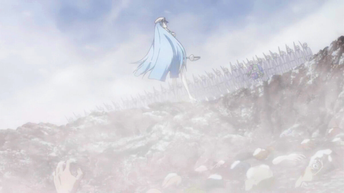 Снежная королева Эсдэт во всей красе (Скриншот из аниме Убийца Акамэ! / Akame ga Kill! )