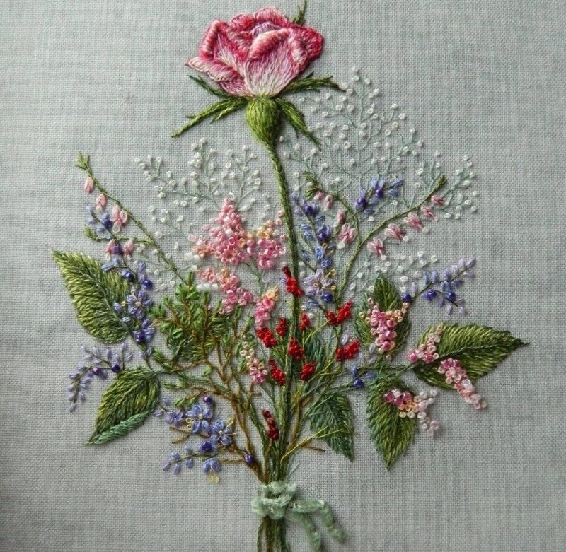 Silk Ribbon Embroidery Tutorial