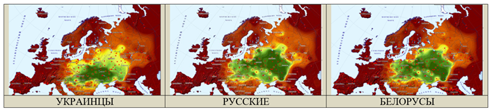 Картата расселения народов на основе генетических данных (https://bird-phoenix-73.livejournal.com/885912.html)