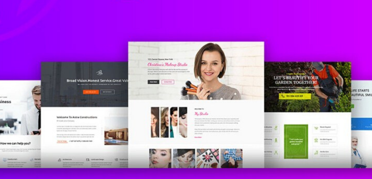 Пример шаблона сайта 