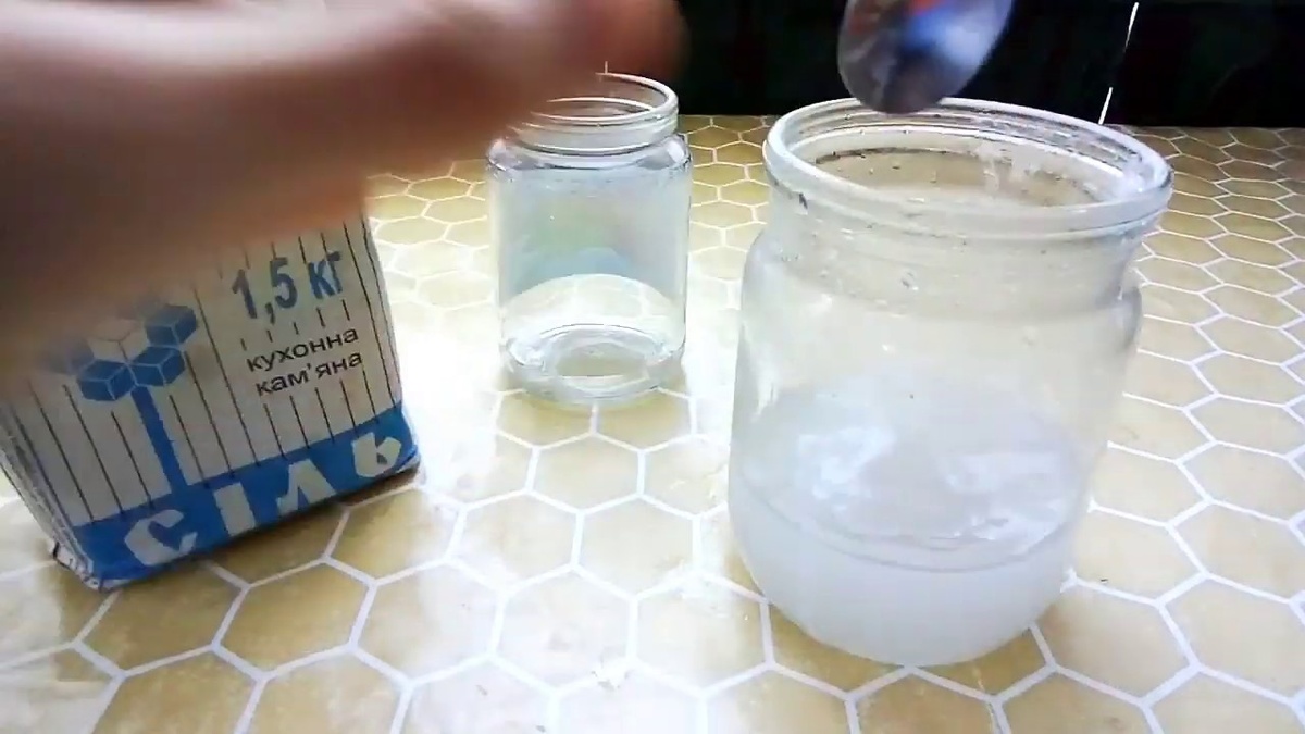 делаю солевой раствор для умывания