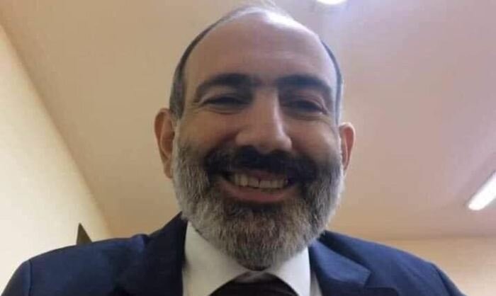 Премьер-министр Армении Никол Пашинян после подписания совместного заявления по Карабаху 