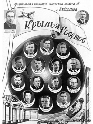 «Крылья Советов» Куйбышев образца 1951 года / footballinussr.fmbb.ru