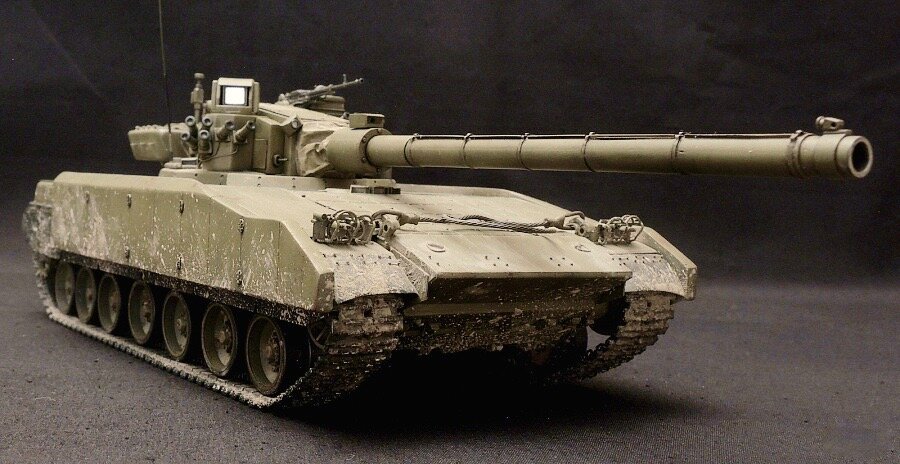 представили новый танк, правда, пока еще только в виде трехмерной модели. Очень секретный танк