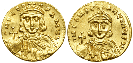 Солид Льва III. 714-741 годы.