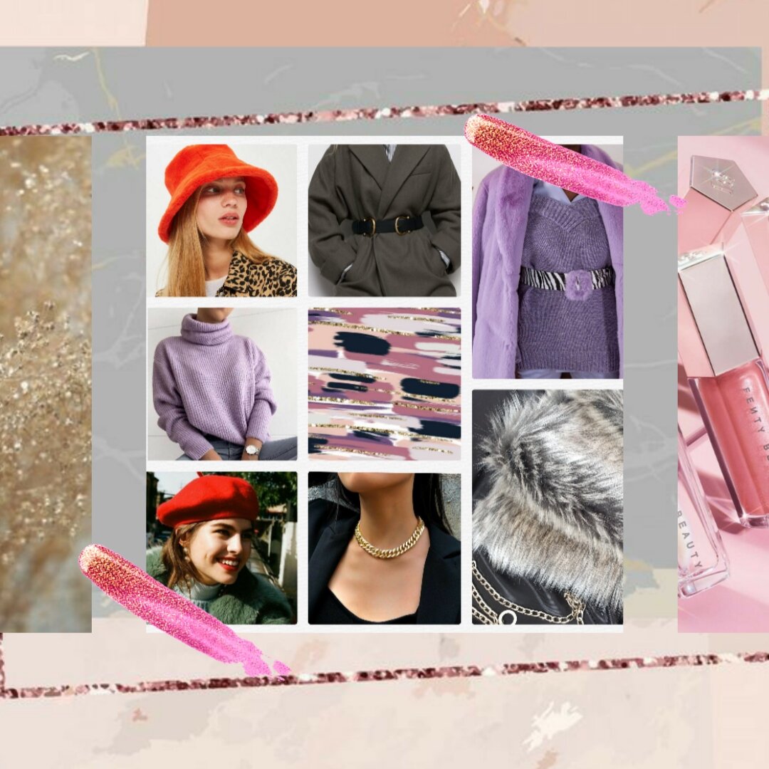 Авторский арт-коллаж на тему свежего образа. Аксессуары, цвет и фактура являются ключевыми в создании стильного и нетривиального аутфита.