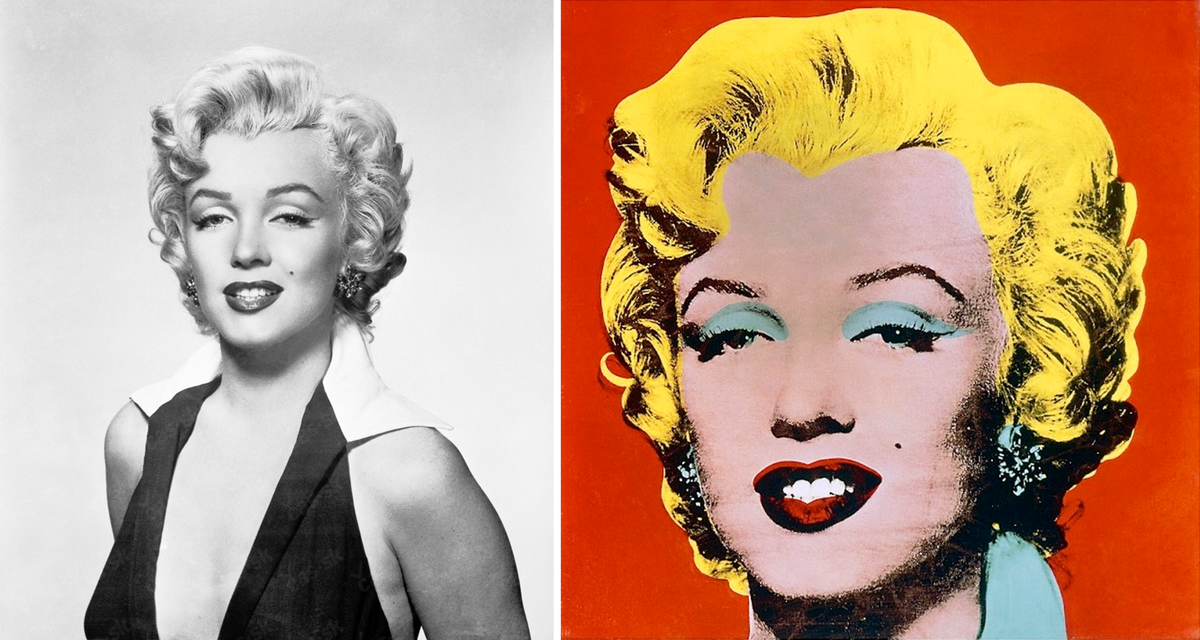 Промо-фото Мэрилин Монро к фильму "Ниагара", которое было взято Уорхолом за основу