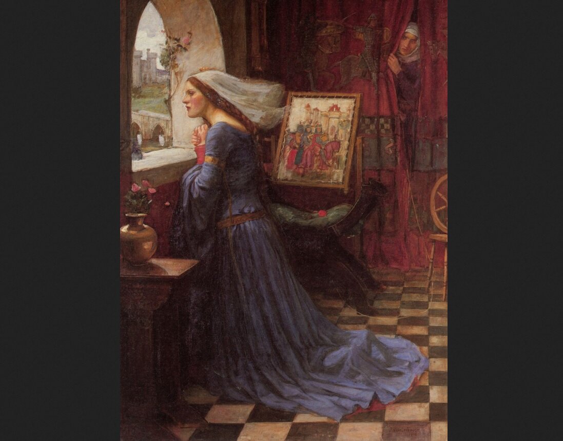Джон Уильям Уотерхаус «Прекрасная Розамунда», 1916. Национальный музей Уэльса