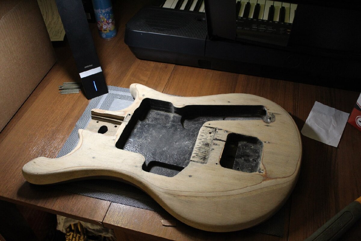 Дека после очистки.