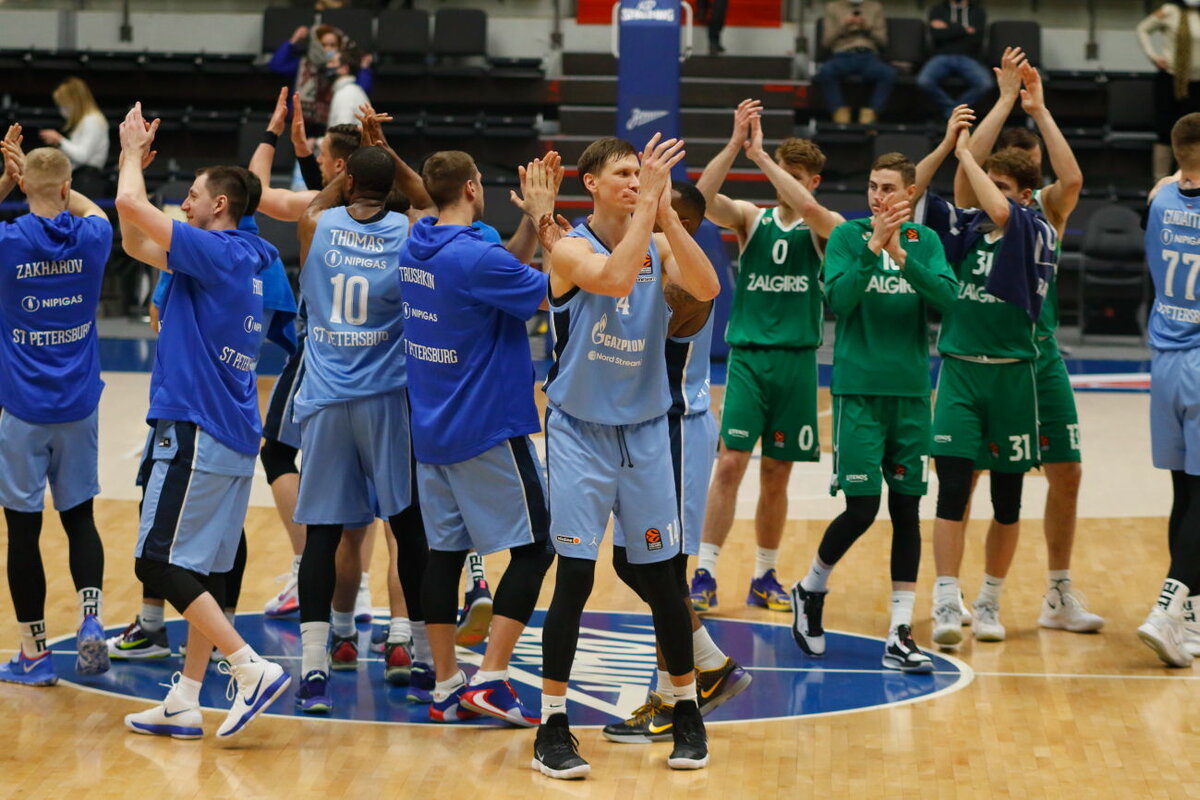БК "Зенит" с разницей в 36 очков обыграл "Калев"