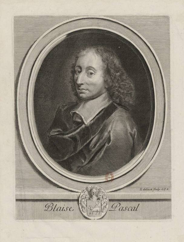 Блез Паскаль. Гравюра Герарда Эделинка. XVII век
Bibliothèque nationale de France
