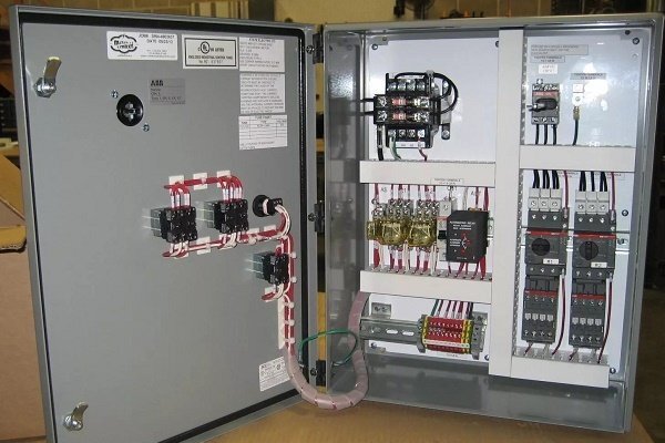 Шкаф управления отоплением схема