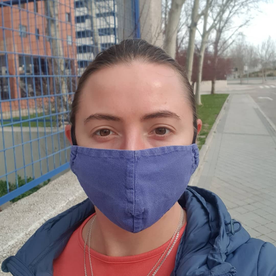 Вот в таком виде я добираюсь до парка Madrid Río, чтобы побегать