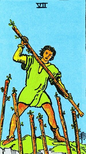 7 жезлов таро Уэйта
