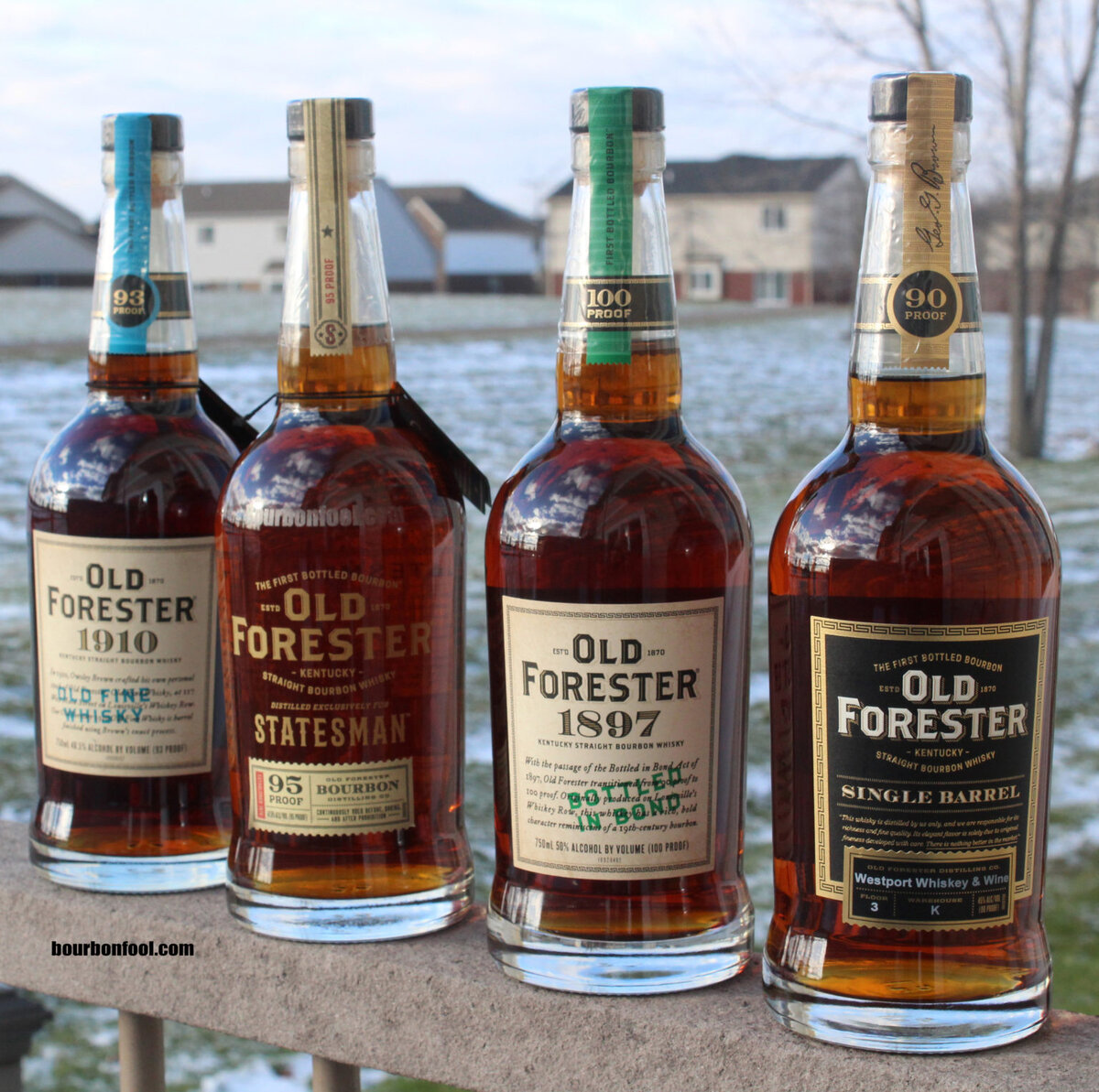 Линейка бурбонов Old Forester.