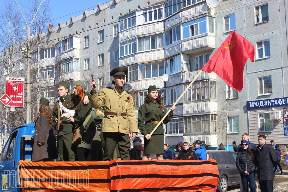 В Усинске началась подготовка к празднованию Дня Победы. 