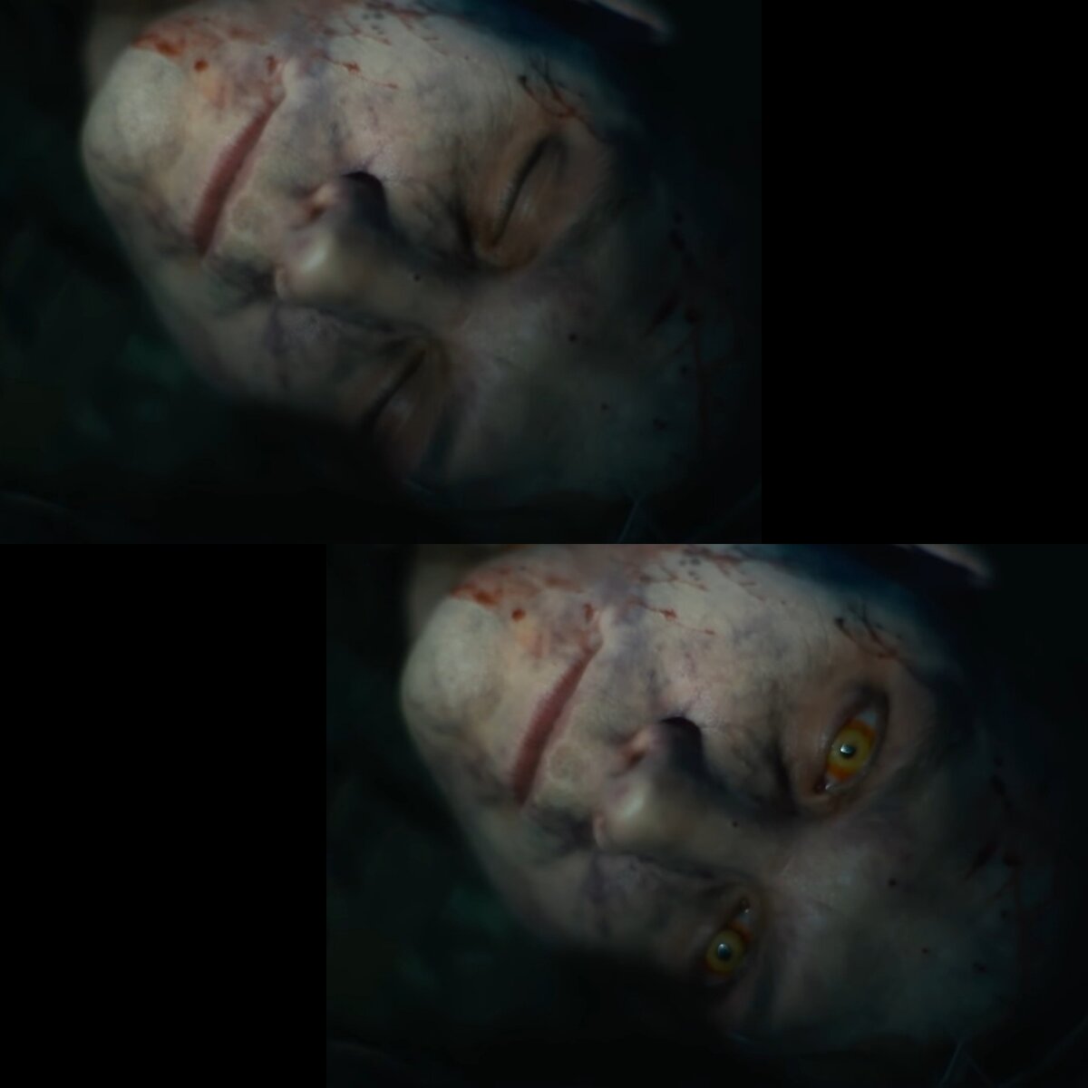 Коллаж подготовлен из кадров отрывка фильма "Армия мертвецов", размещённого на YouTube-канале "FRESH Trailers"