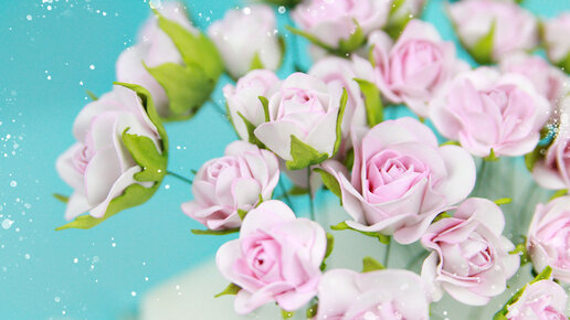 Как я делаю небольшие розы и бутоны роз из фоамирана/ Цветы своими руками/Фоамиран