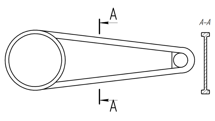 Схема качалки балочного типа