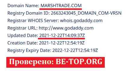Возможность снять деньги с "Mars Invest" не подтверждена.
