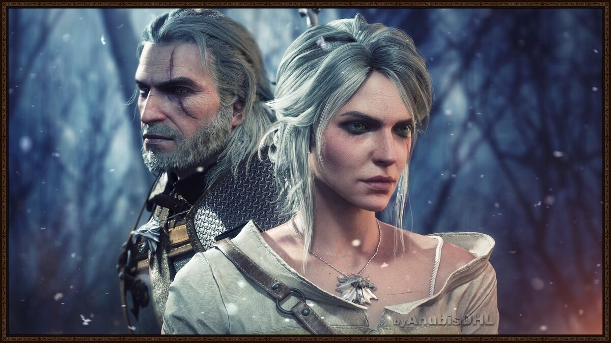 Геральт из Ривии и Цирилла из Цинтры