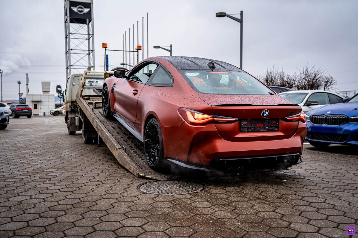 Немецкий спорткар BMW M4 — посмотрите, что может полиуретан сделать с  машиной | ABZ Детейлинг | Дзен