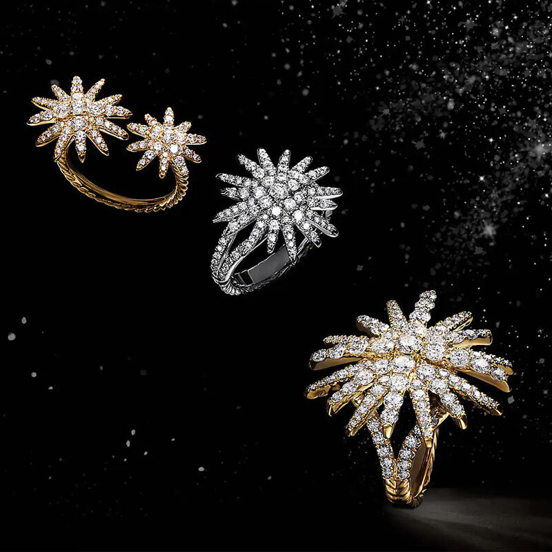 На фото: кольца David Yurman из коллекции Starburst