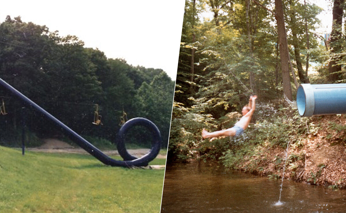 Cannonball Loop, самая опасная горка в Action Park