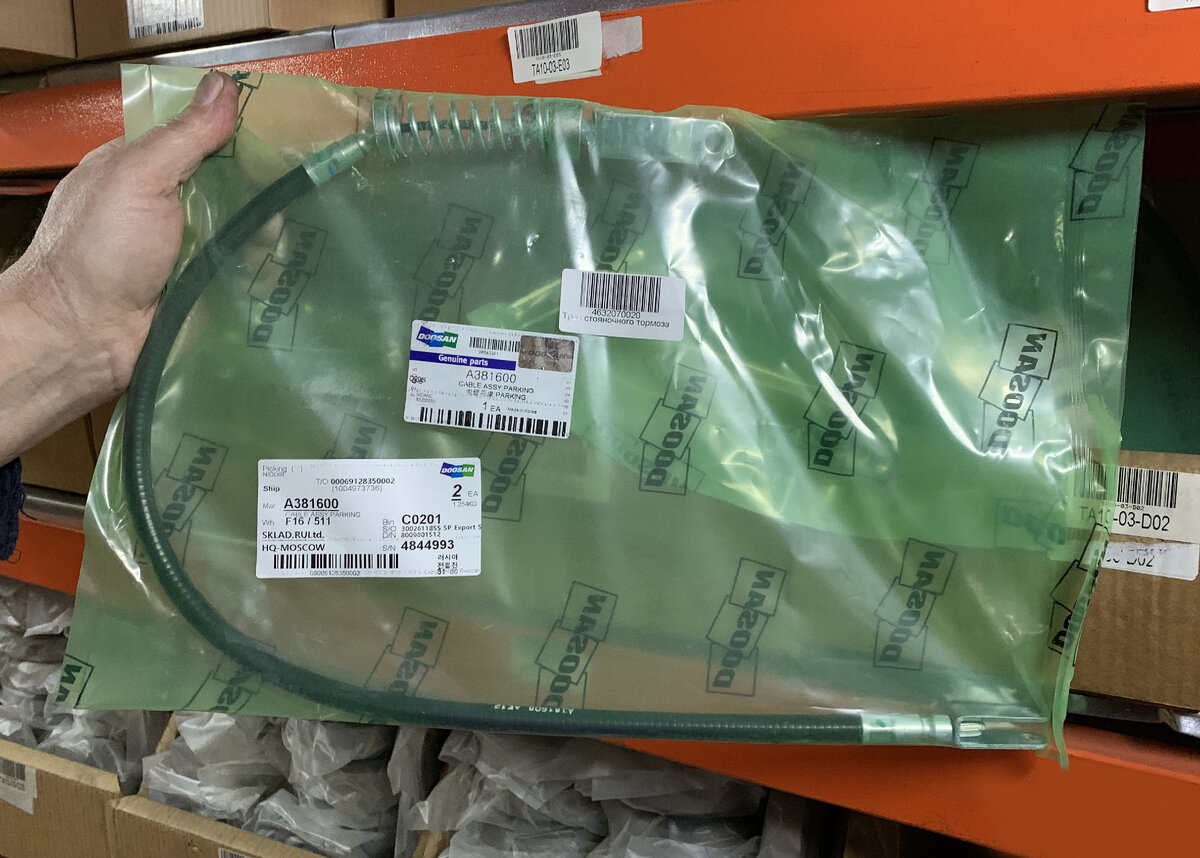 Оригинальные запчасти Doosan