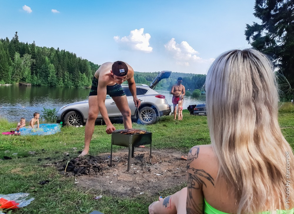 В ожидании жаренного мяска