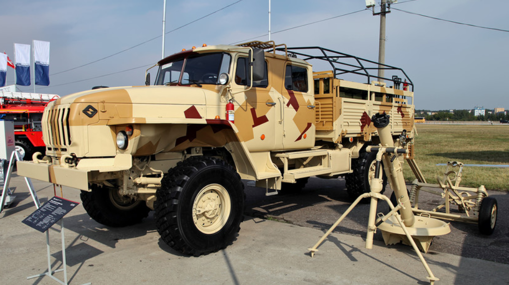  2Б11 в составе миномётного комплекса 2С12А "Сани" © Wikimedia commons / Vitaly V. Kuzmin